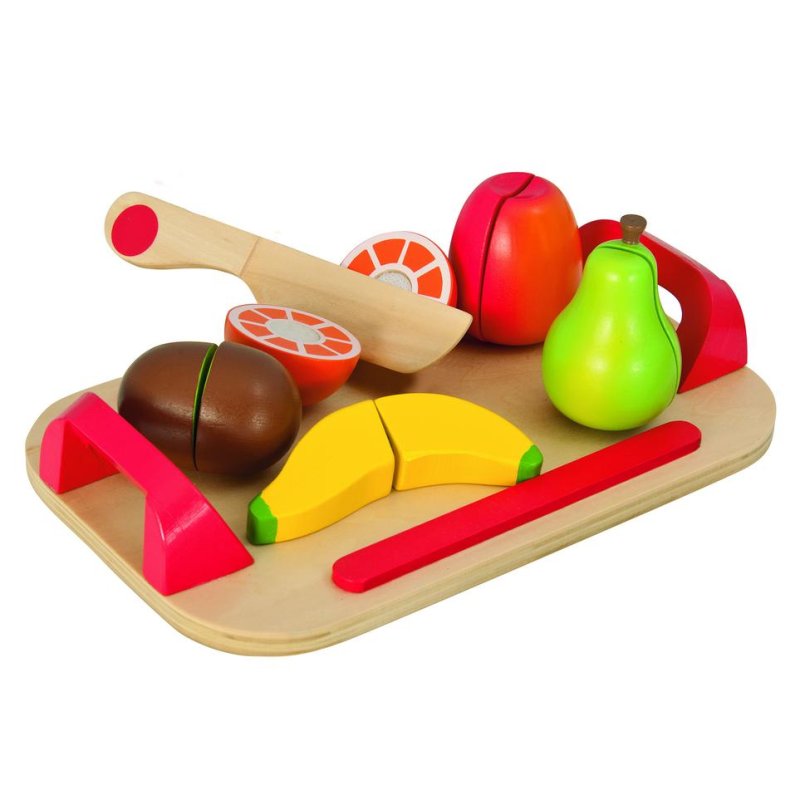 Eichhorn Planche À Découper Avec Fruits En Bois Marron pour garçon - vue 4