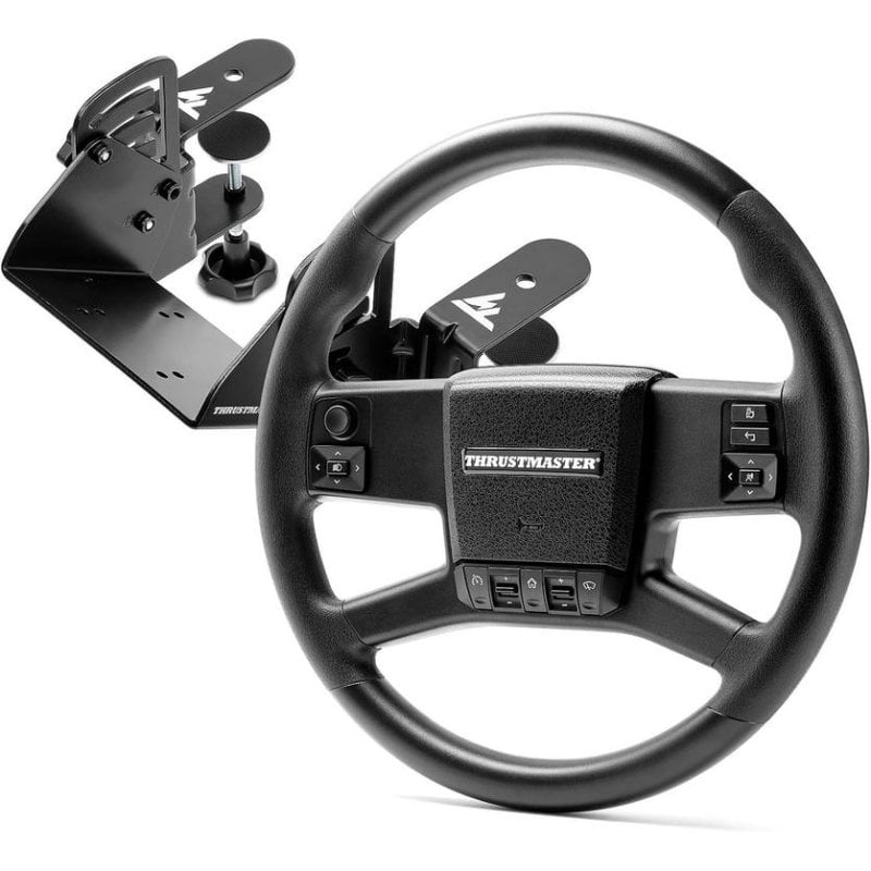 Volante Thrustmaster SimTask Truck-40 com suporte PS5 Xbox PC