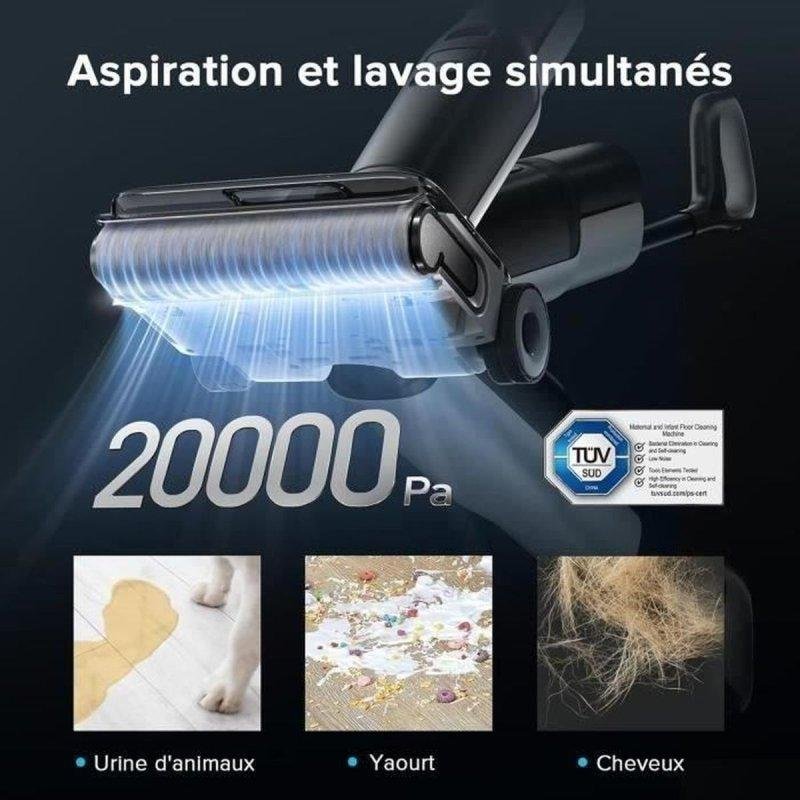 Aspirateur Laveur Roborock F25 ACE – Aspiration 20000 Pa, Autonomie 60 min - vue 7