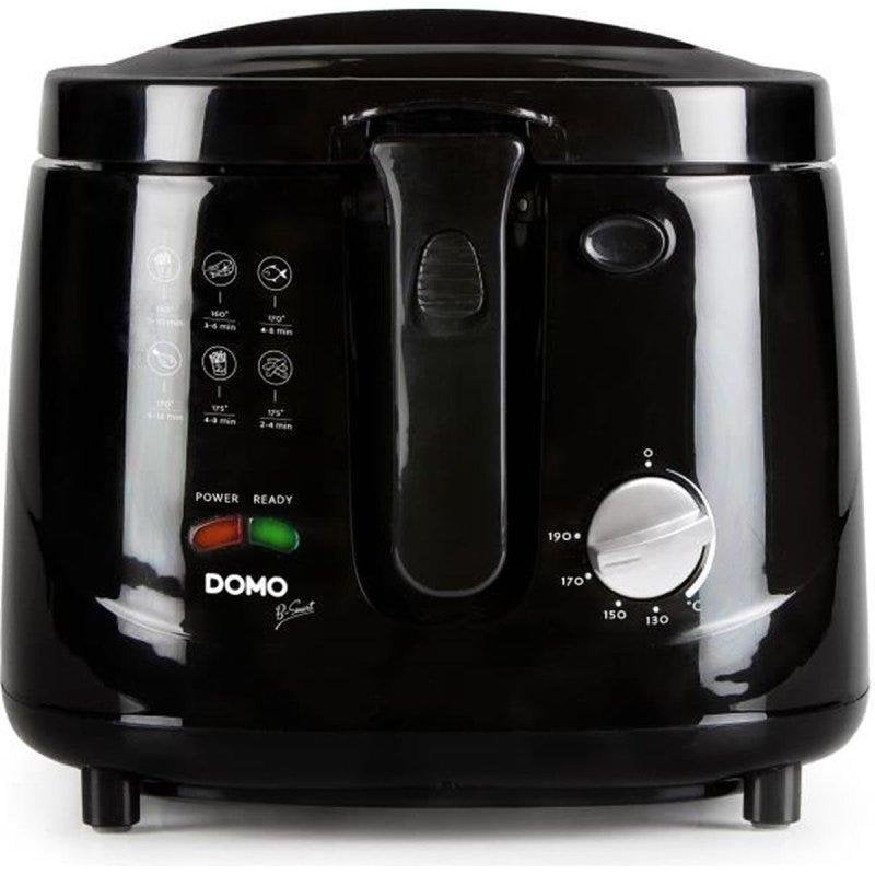 Friteuse Domo DO461FR 2,5L 1800W Fenêtre Thermostat Ajustable Noir
