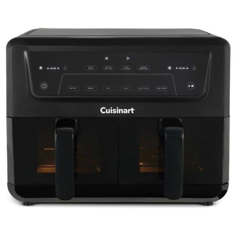 Heißluftfritteuse Cuisinart AFD10XBLE Doppelkorb 10,4L 2400W Sichtfenster Keramik