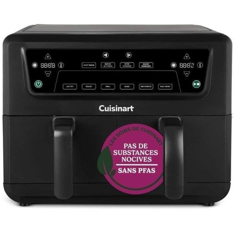 Heißluftfritteuse Cuisinart AFD10OBLE XXL Doppelkorb 10,4L 2400W Keramik Anti-PFAS