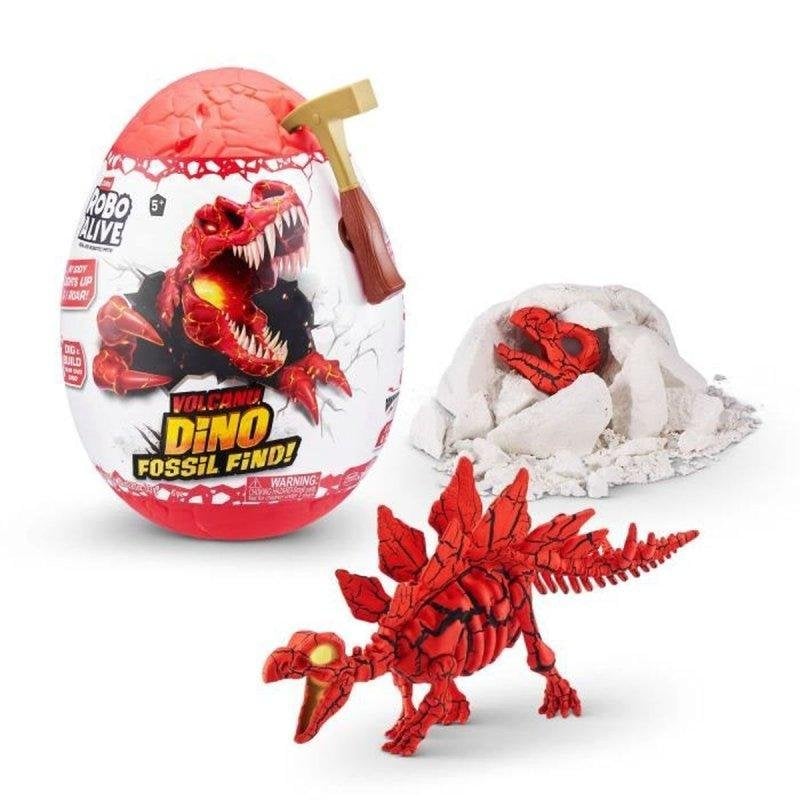 Jeu de fouille ZURU ROBO ALIVE Volcano Fossil Find S2 Fossiles de dinosaures Sons et lumières Roche et sable - vue 8