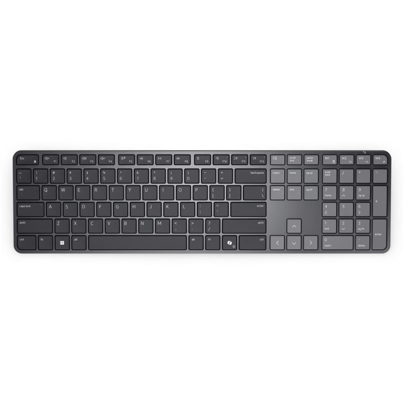 Teclado Dell Pro 7 Slim KB726 de tijera inalámbrico QWERTZ alemán