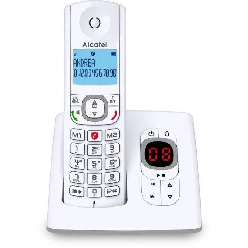 Alcatel Téléphone sans fil F530 Voice Solo gris répondeur mains libres - vue 1