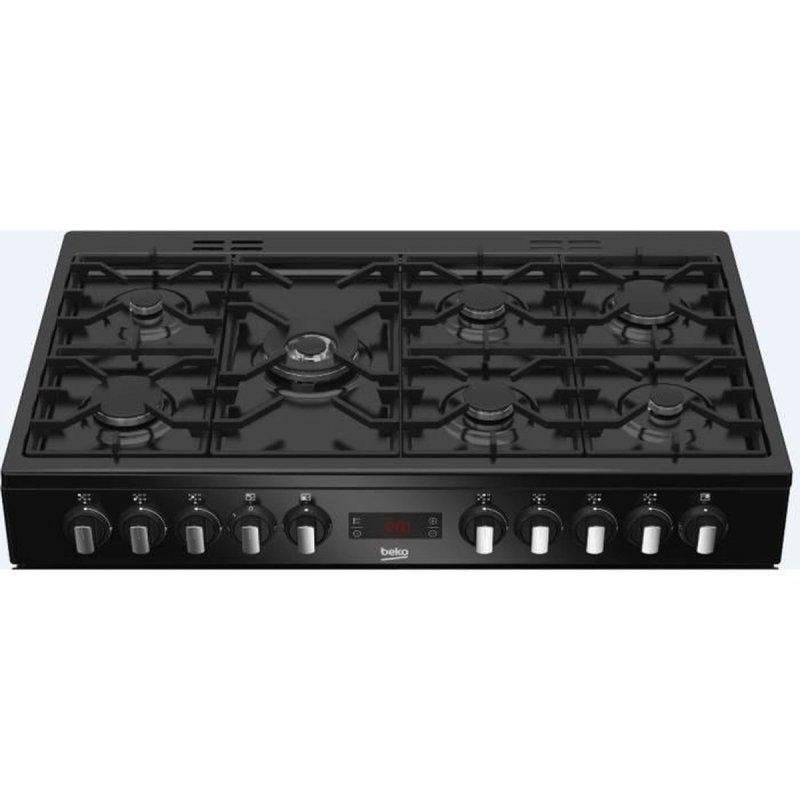 Beko Freistehender Herd Pf335325db 6 Gasherd + 3 Elektrobackoefen