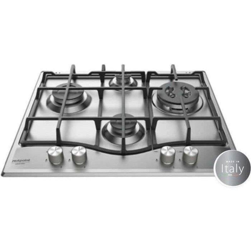 Placa de Cocción Gas Hotpoint PCN 641 T/IX/HA 60 cm 4 Fuegos