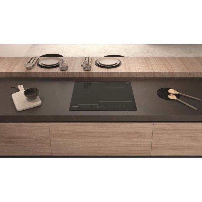 Hotpoint Ariston - Induktionskochfeld 60 cm 3 Brenner 7200 w schwarz - HB2760BNE - hotpoint