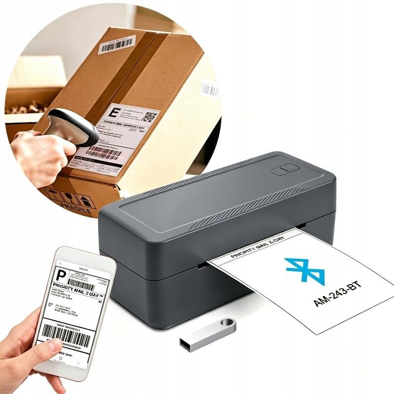 Impresora térmica Bluetooth USB Zenwire TD-401 para etiquetas