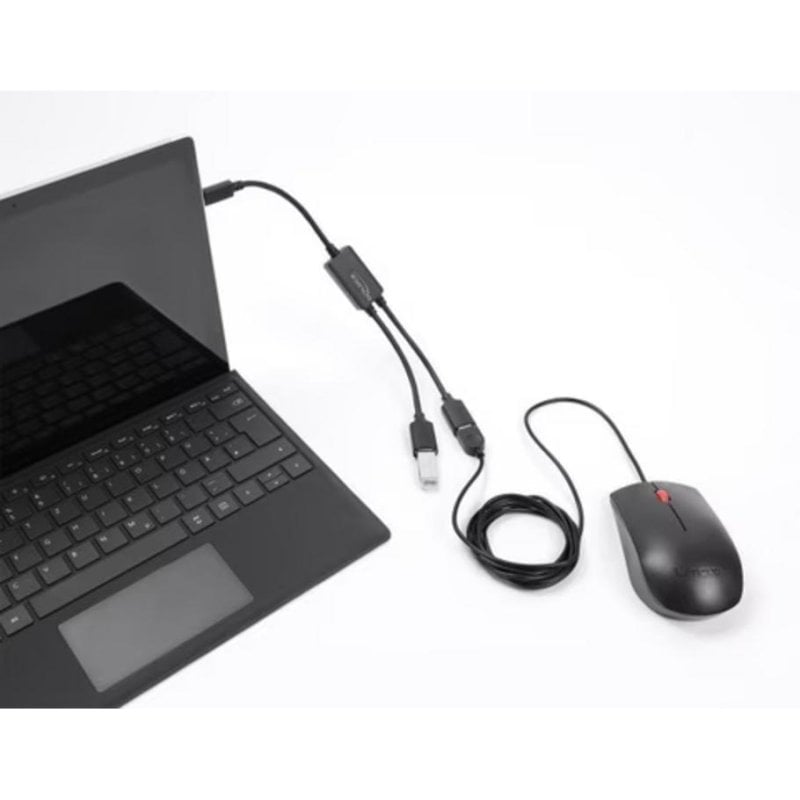 Delock 2 Port USB 5 Gbps Typ-A Kabel-Hub mit USB Type-Câ„¢ Anschluss 25 cm