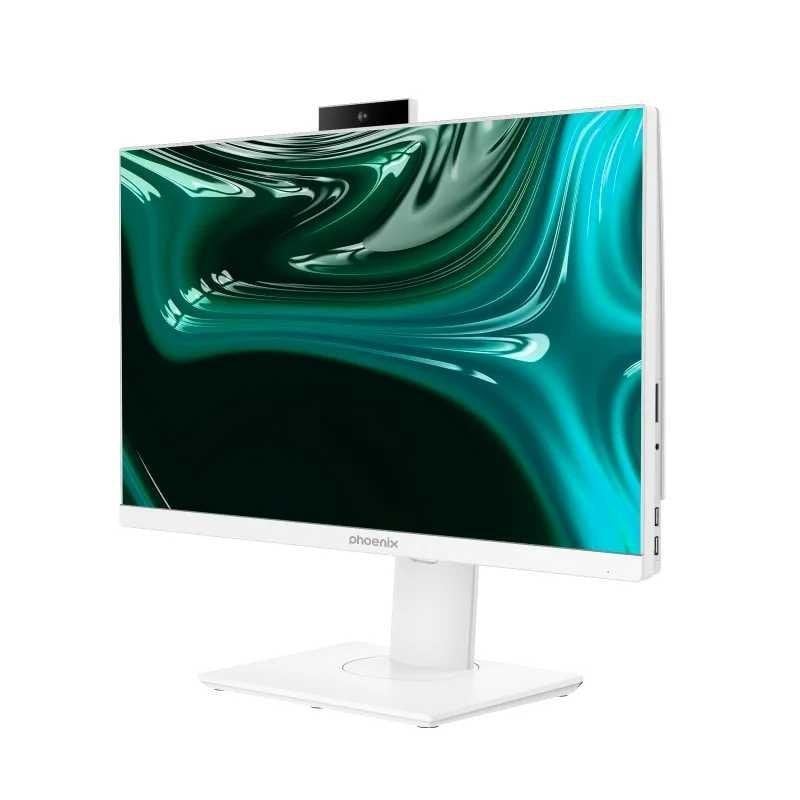 All-in-One PC Phoenix Unity Intel Core i5-14400 16GB 500GB SSD UHD 730 23.8" Windows 11 Weiss Webcam Höhenverstellbar Drehbar