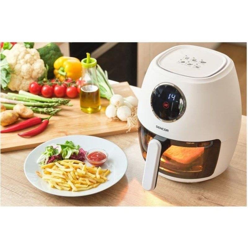 Friteuse Sencor SFR 5340WH – 3,5 L, 1300 W, Écran LED Tactile - vue 5