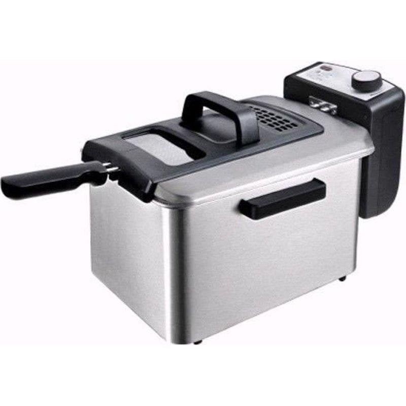 Friteuse Continental Edison CEFR4IX3 Fenêtre 4L 2000W Thermostat Filtre Anti-Odeurs