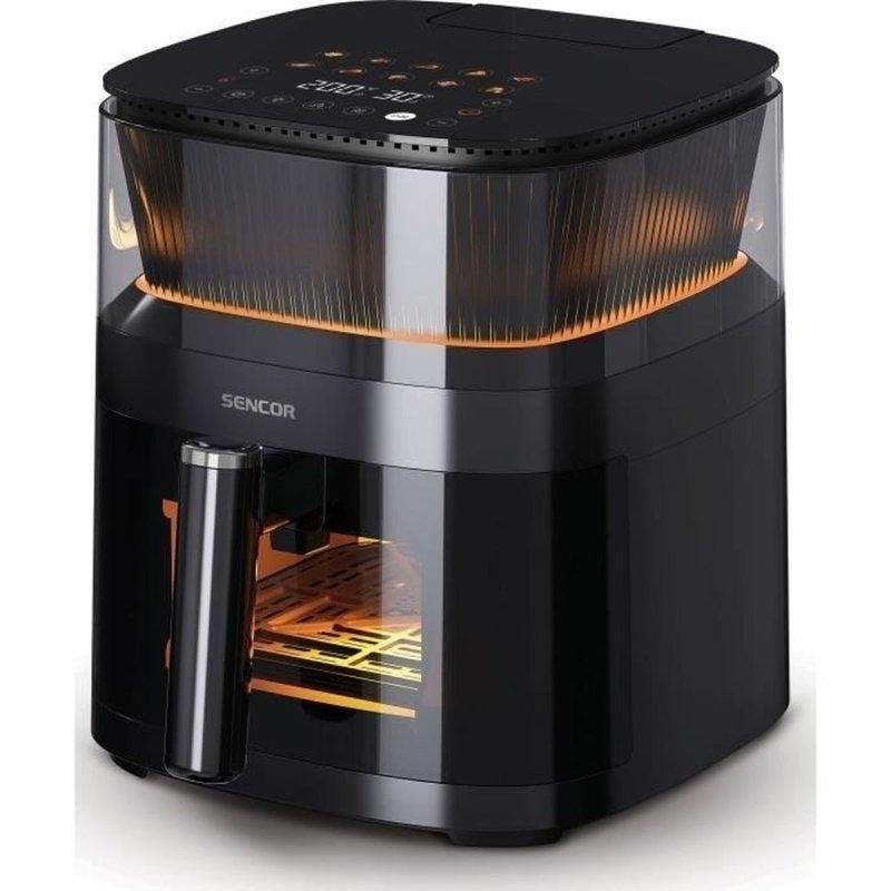 Heißluftfritteuse Sencor SFR 5050BK 5L 1500W Herausnehmbarer Korb 10 Programme Schwarz