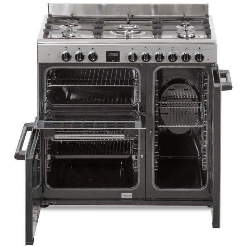 Continental-Edison Gasherd Continental Edison Cecp903fix 90 Cm 5 Flammen 3 Öfen