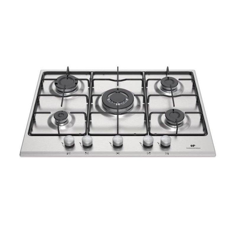 Gaskochfeld 70 cm Continental Edison 5 Brenner