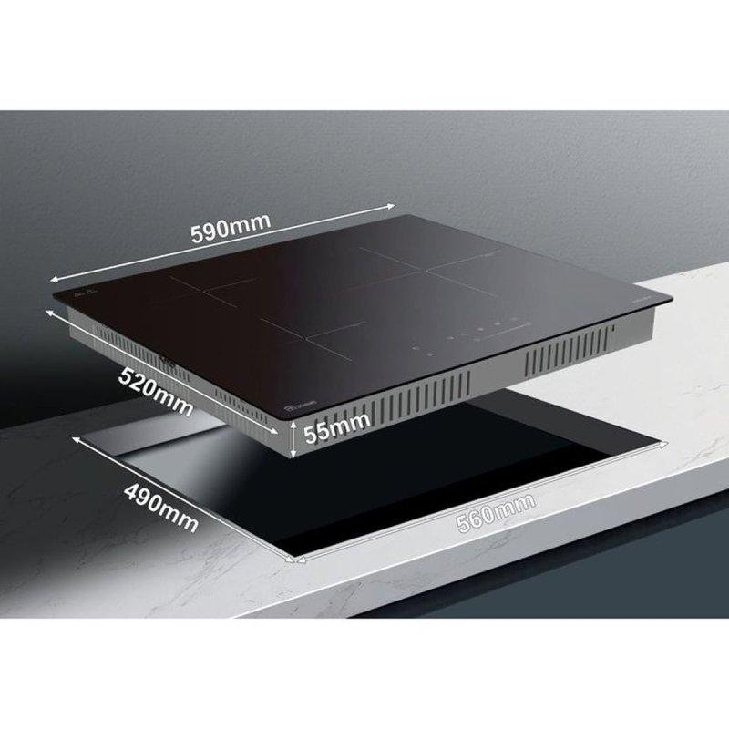 Table de cuisson induction Triomph encastrable TRCPI3280B 3 foyers - vue 3