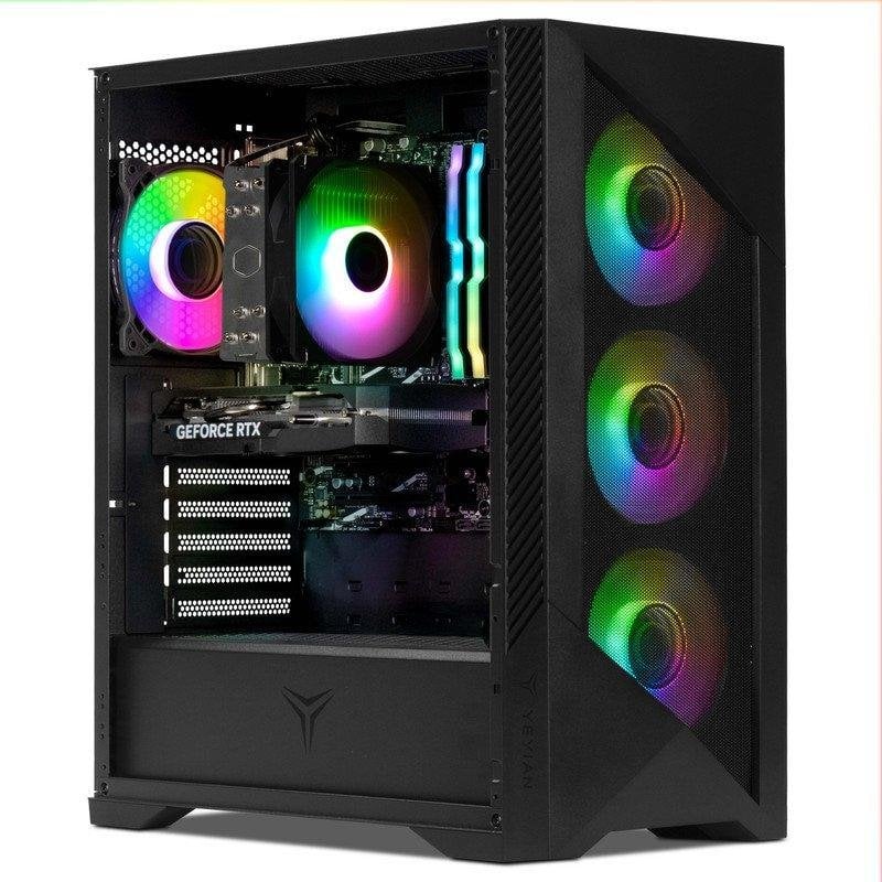 Yeyian PC de bureau Edge AMD Ryzen 5 5500 16GB 1TB SSD RTX 5060 - vue 2