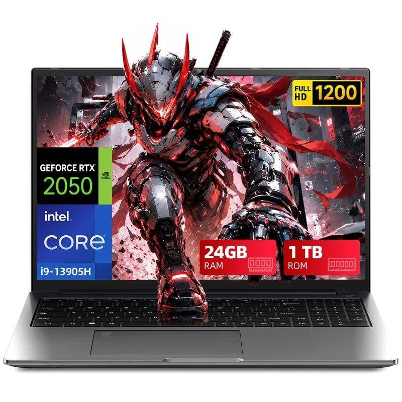 Portátil Micrear AEB16I913905HGTX2050 16" Intel Core i9-13905H 24GB 1TB SSD GTX 2050 Windows 11