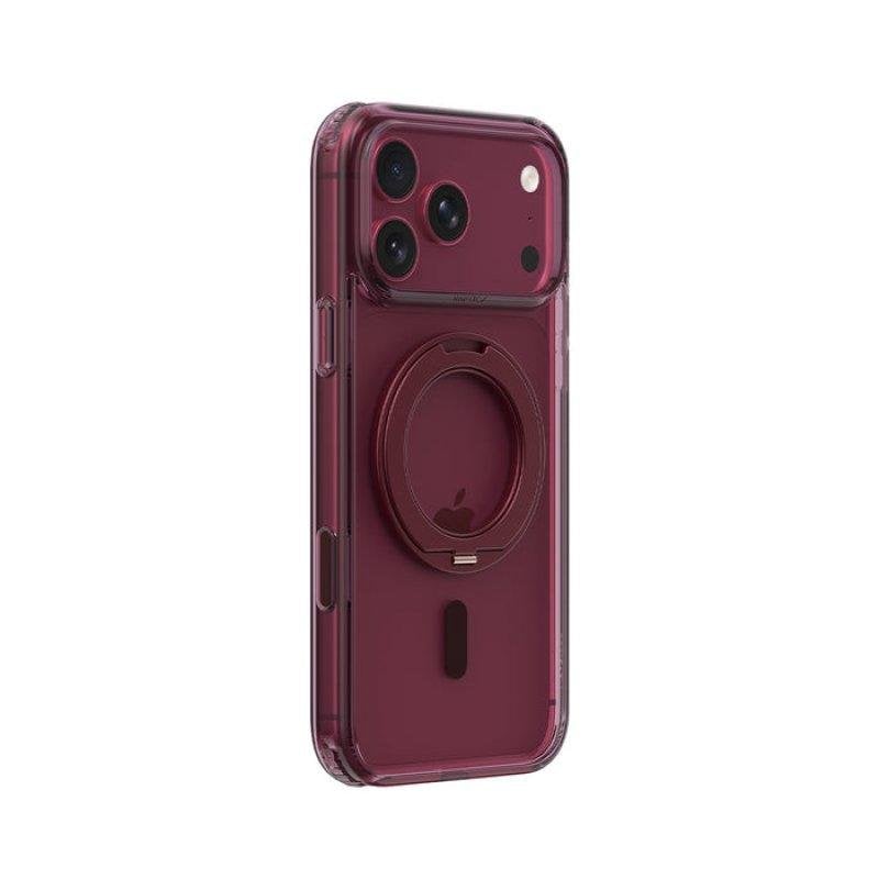Raptic Air Stand Hülle Bordeaux Kompatibel MagSafe für iPhone 18 Pro