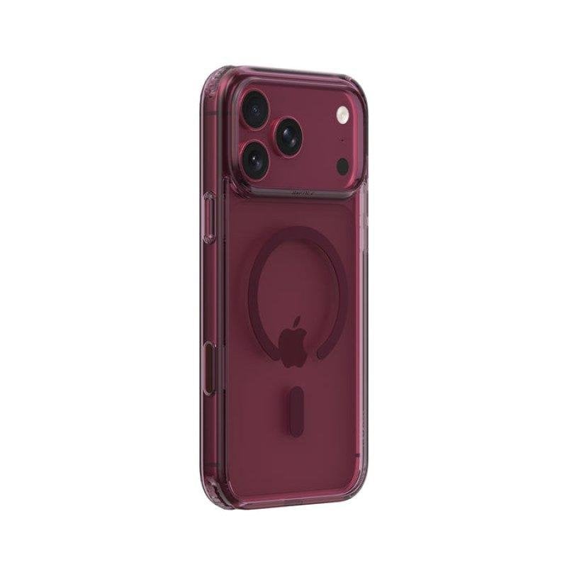 Raptic Air Clear Hülle Bordeaux Kompatibel MagSafe für iPhone 18 Pro