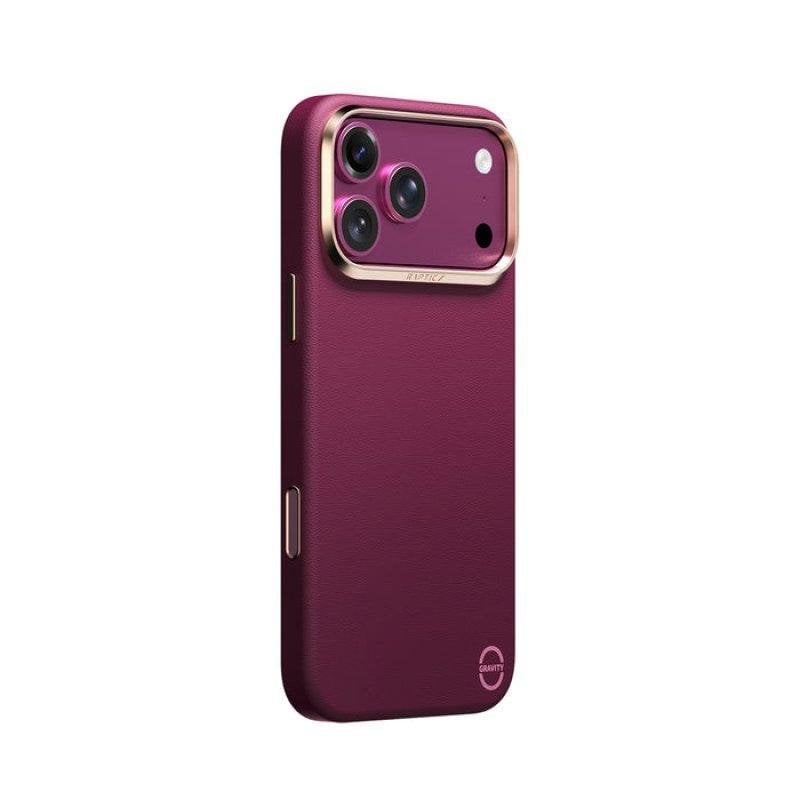 Raptic Urban Nano Hülle Dark Cherry MagSafe kompatibel für iPhone 18 Pro