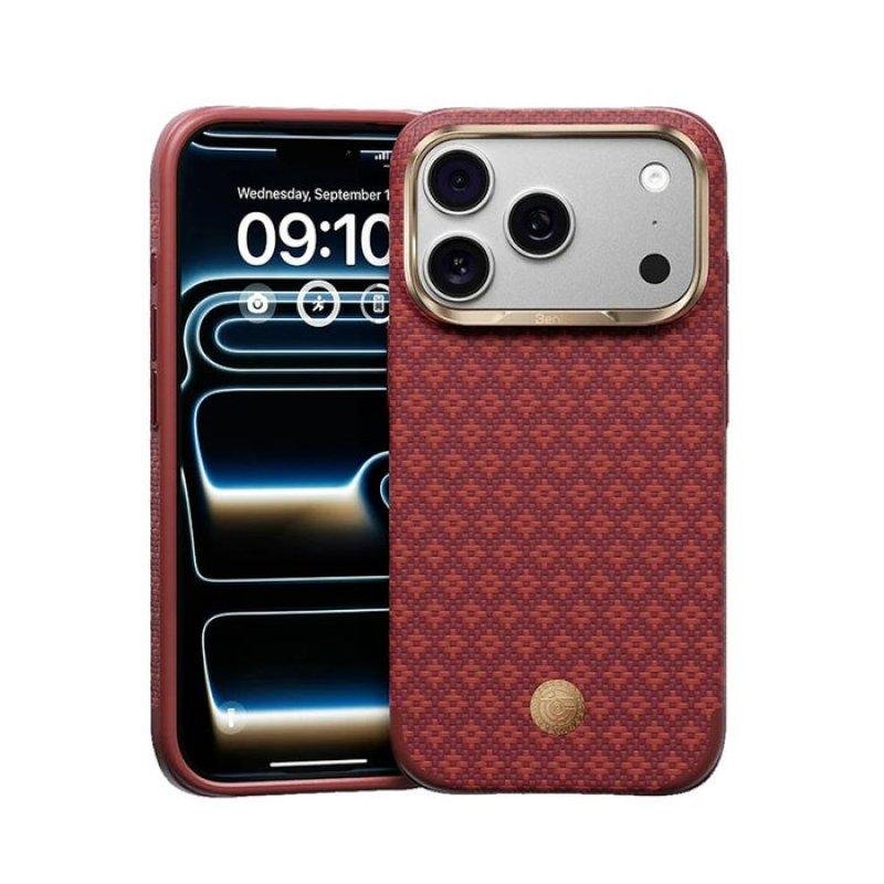 funda para movil benks armorgrid edge de kevlar roja magsafe para iphone 18 pro