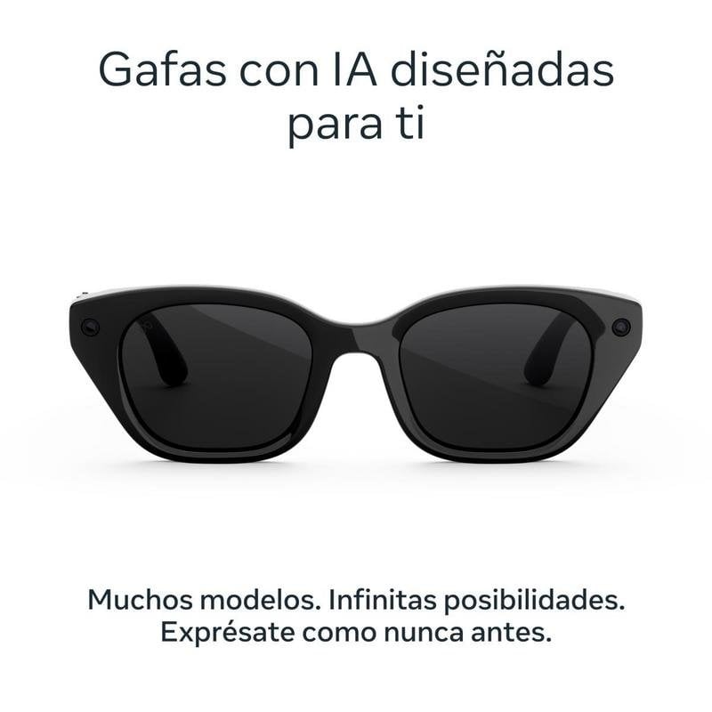 Meta Capri Smart Glasses Integrierte Kamera KI Übersetzer Transitions Schwarz