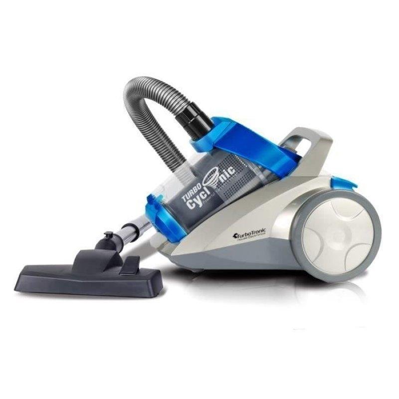 Aspirateur sans Sac Turbotronic CV04 900W 21000 Pa 4L Filtre HEPA Bleu
