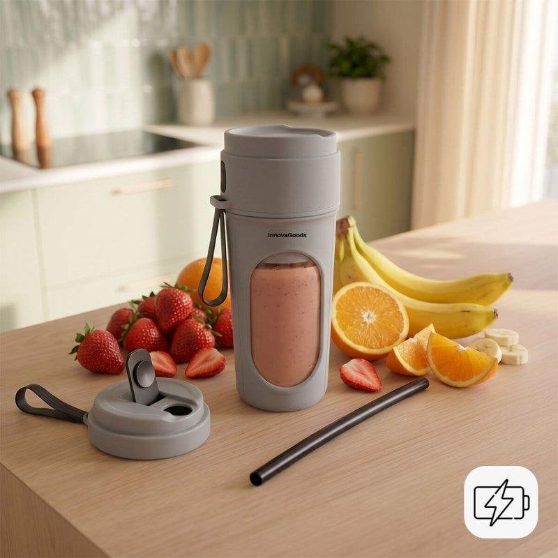 Blender Portable InnovaGoods Wellsy 450 ml Rechargeable USB C