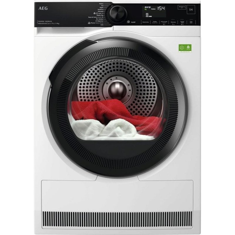 Secadora de condensação AEG TR939V4PB 9kg Classe A com bomba de calor