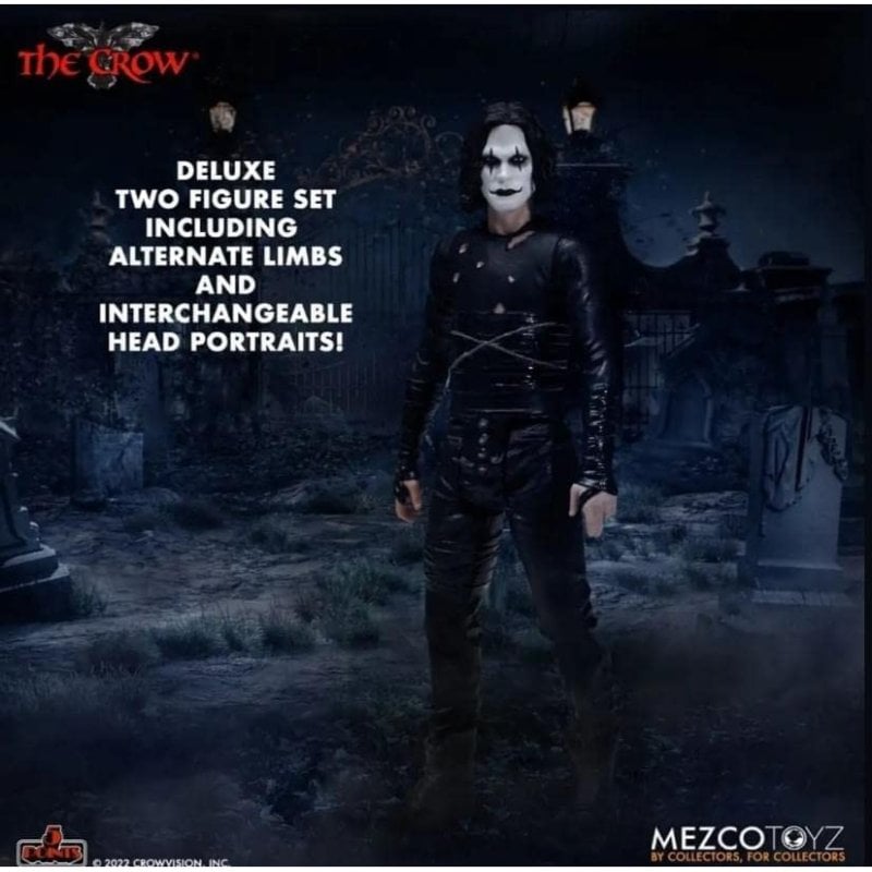 Filmfigur Mezco Toyz The Crow 2er-Pack 9 cm Varianten