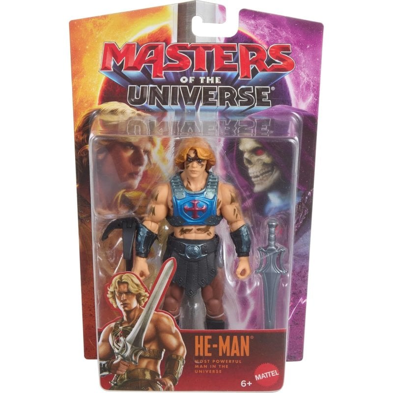 Figurine articulée He man Masters of the Universe 14 cm avec accessoires