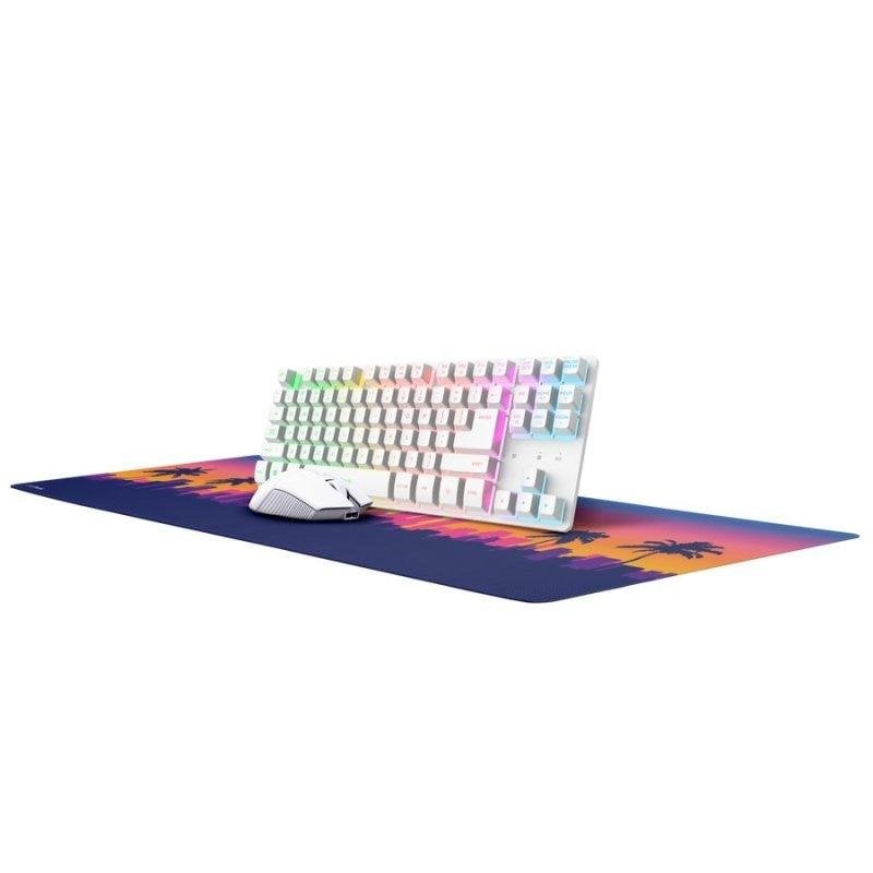 Tastiera Trust GXT 882 TKL wireless con mouse gaming e tappetino XXL