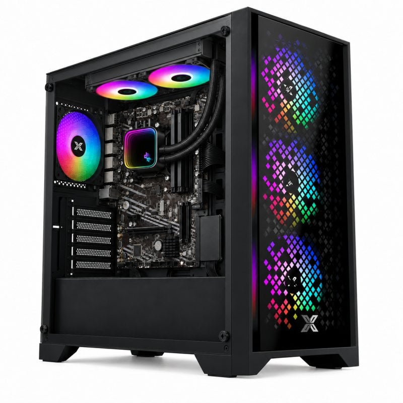 PC de bureau DECLICINFO AMD Ryzen 5 3400G 8Go 500Go SSD Vega 11 Windows 11 Watercooling