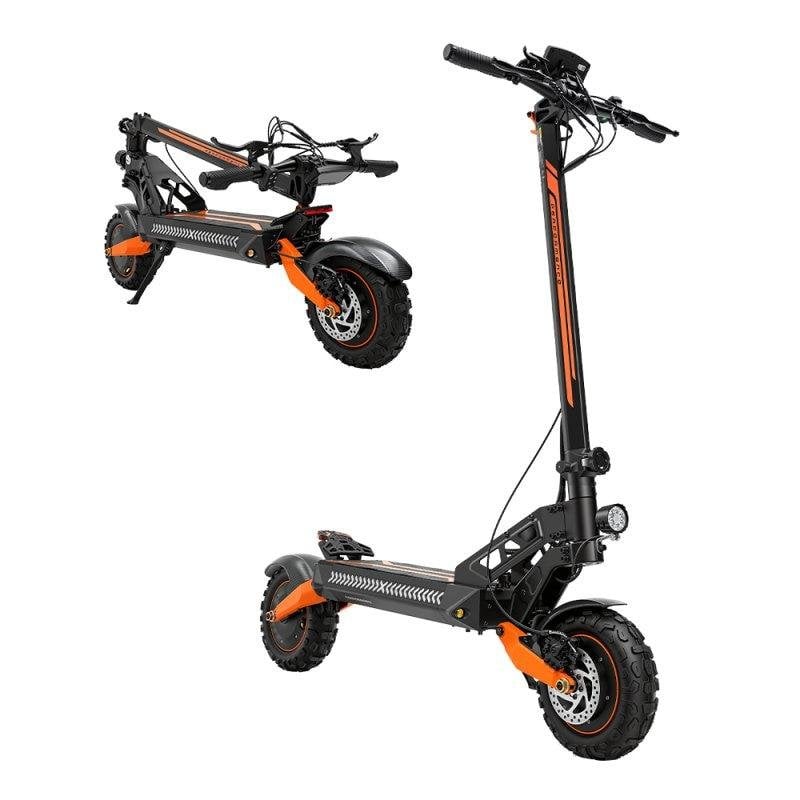 Elektrische step iScooter W12 1500W x2 Bereik 100km 11" Banden Schijfremmen Zwart