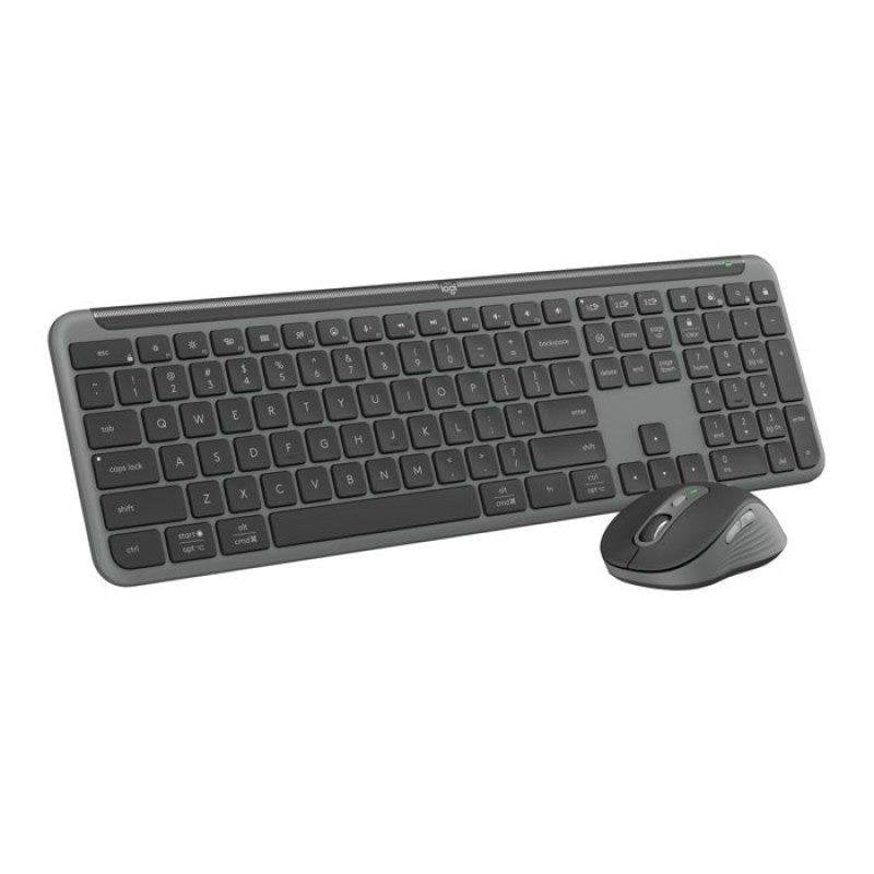 Logitech MK950 Signature Slim Draadloos Toetsenbord Muis Combo Bluetooth RF Grafiet AZERTY