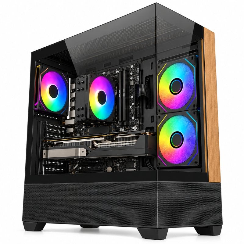 PC de bureau DECLICINFO Ryzen 7 7800X3D 16GB 2TB SSD RX 9070 XT Windows 11