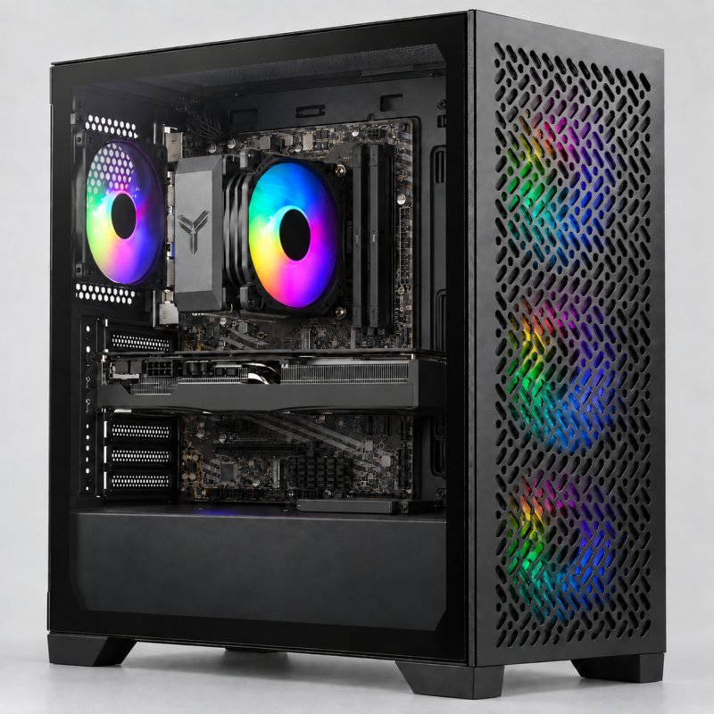 PC de bureau DECLICINFO Ryzen 5 5500 16Go 2To SSD RTX 5050 Windows 11 Pro