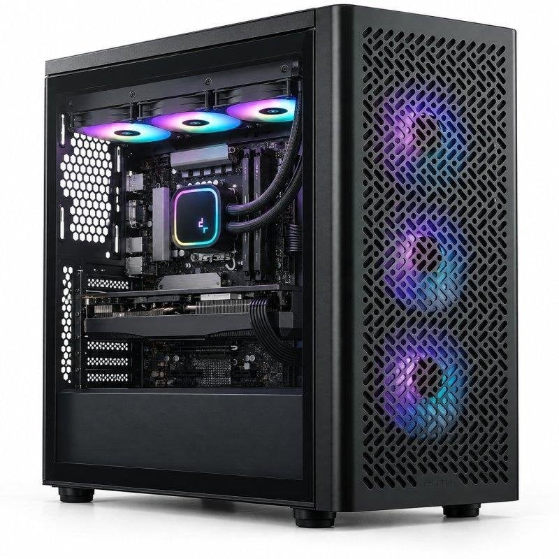 PC de bureau DECLICINFO Intel Core Ultra 5 250KF Plus 32 Go RTX 5070 Ti 1 To SSD Windows 11 Pro Watercooling