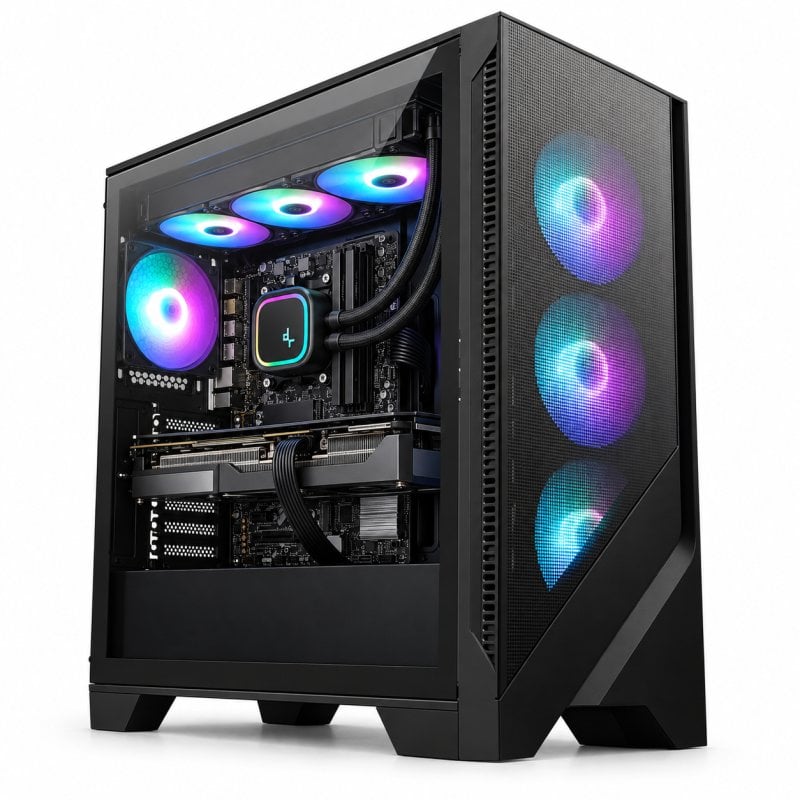 PC de bureau DECLICINFO AMD Ryzen 7 9800X3D 32GB 500GB SSD RX 9070 XT Windows 11