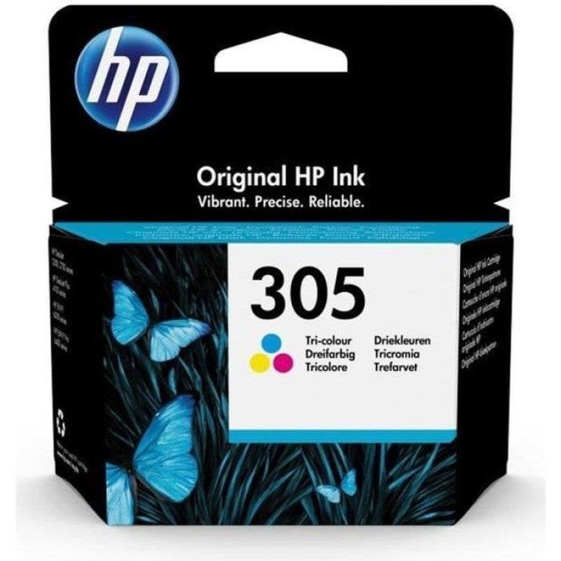 Cartucho de tinta HP 305 Tricolor auténtico