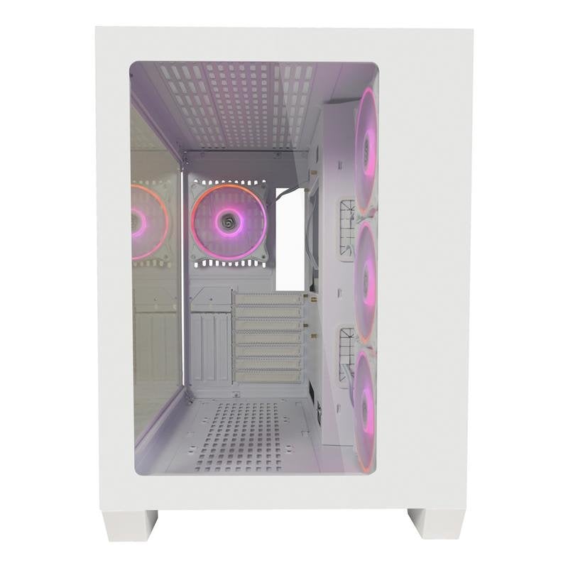 Boîtier PC Gamer LC Power Gaming 4 ventilateurs ARGB Verre trempé Compatible ATX Compatibilité étendue - vue 2