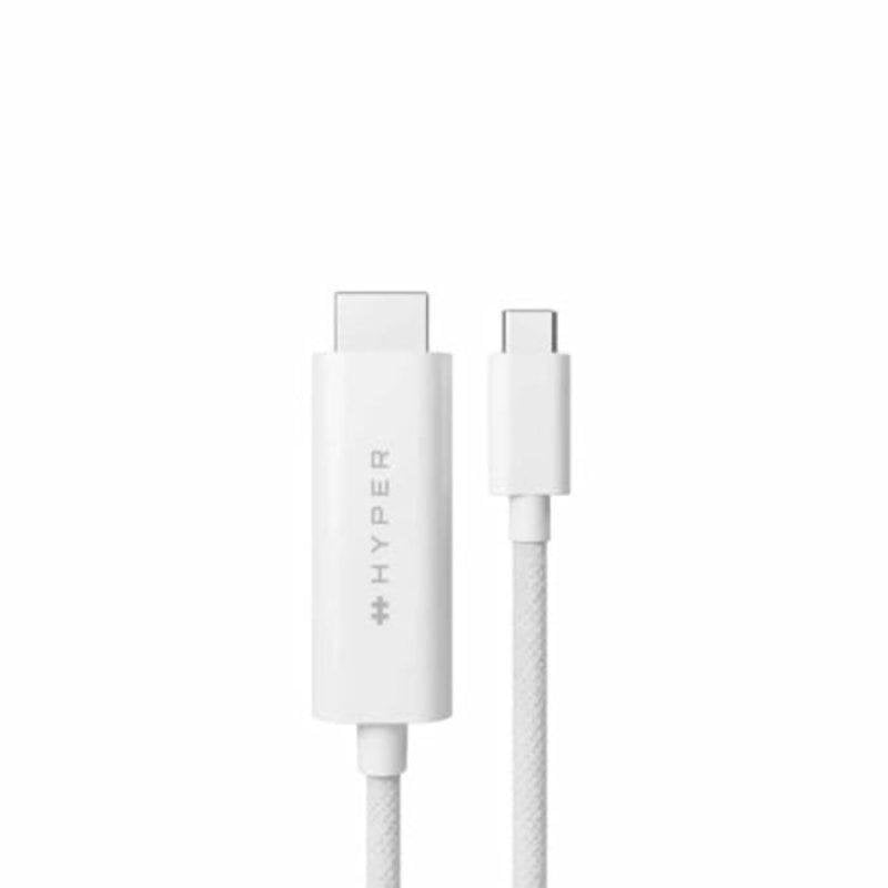 Hyper 4K USB-C to HDMI Cable 25m - White - Image 5