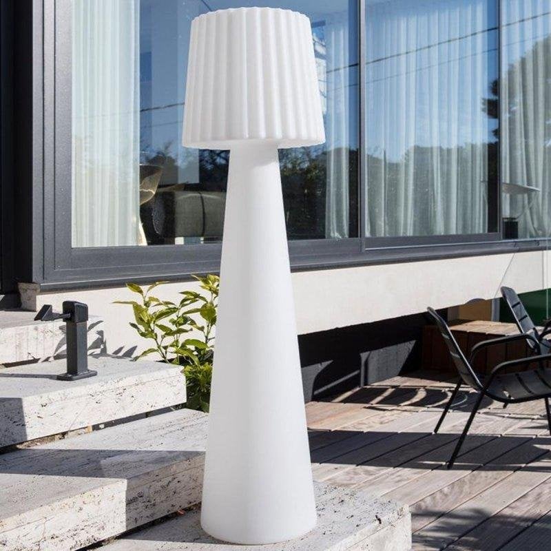 Lumisky Lampadaire d'extérieur sans fil H110CM LADY Blanco - vue 2