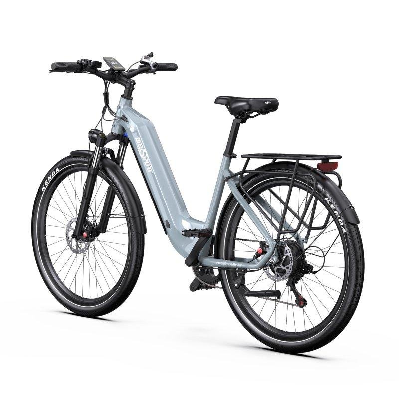 E-Bike OneSport OT05 250W 36V 18,2Ah 27,5" hydraulische Bremsen Grau