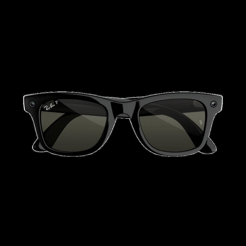Ray - Ban Unisex Ray - Ban RW4011 Ray-Ban Meta (Gen 3) Wayfarer 601/9A Intelligente Brille Injiziert Schwarz Grün Quadratisch Polarisiert