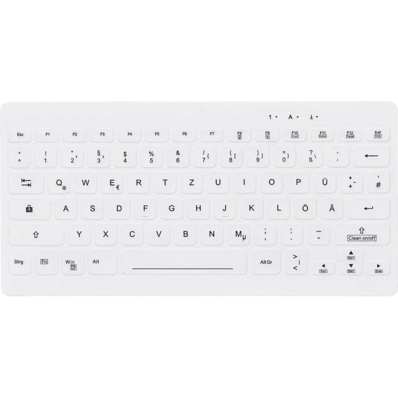 Teclado Active Key AK-C4112F-U1-W/CH Chiclet blanco desinfectable Schweiz