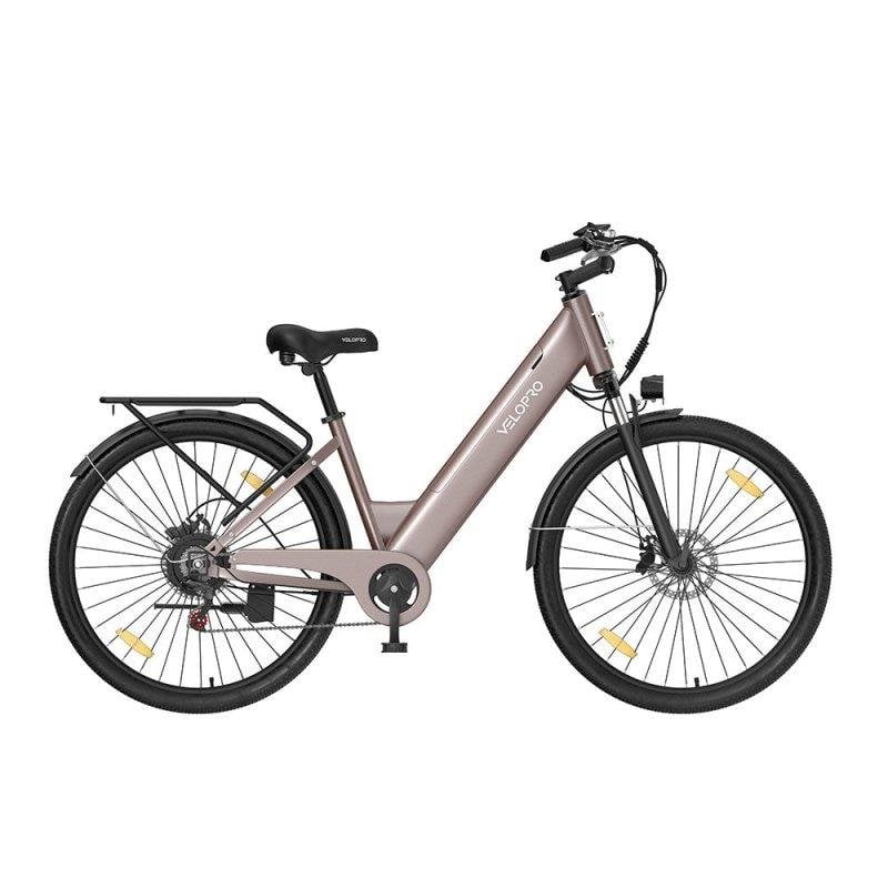 Bicicletta elettrica Velopro C1 Champagne 250W 36V 13Ah 27,5 pollici