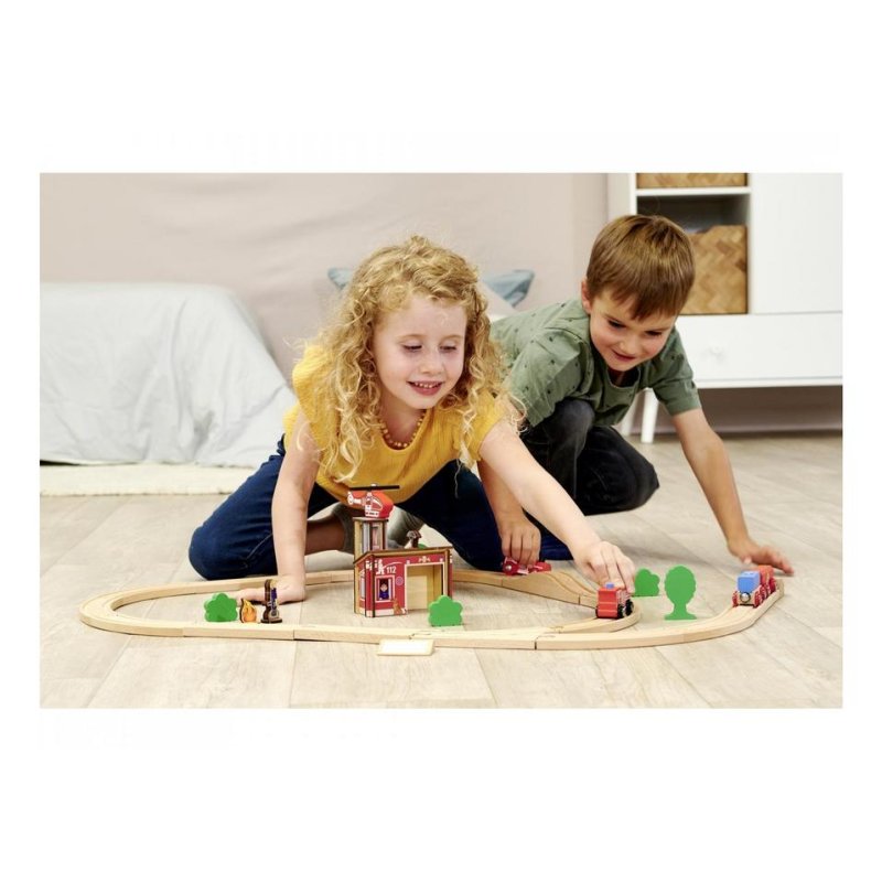 Eichhorn Ensemble De Jeu Avec Rails Et Pont, 33 Pièces - vue 1
